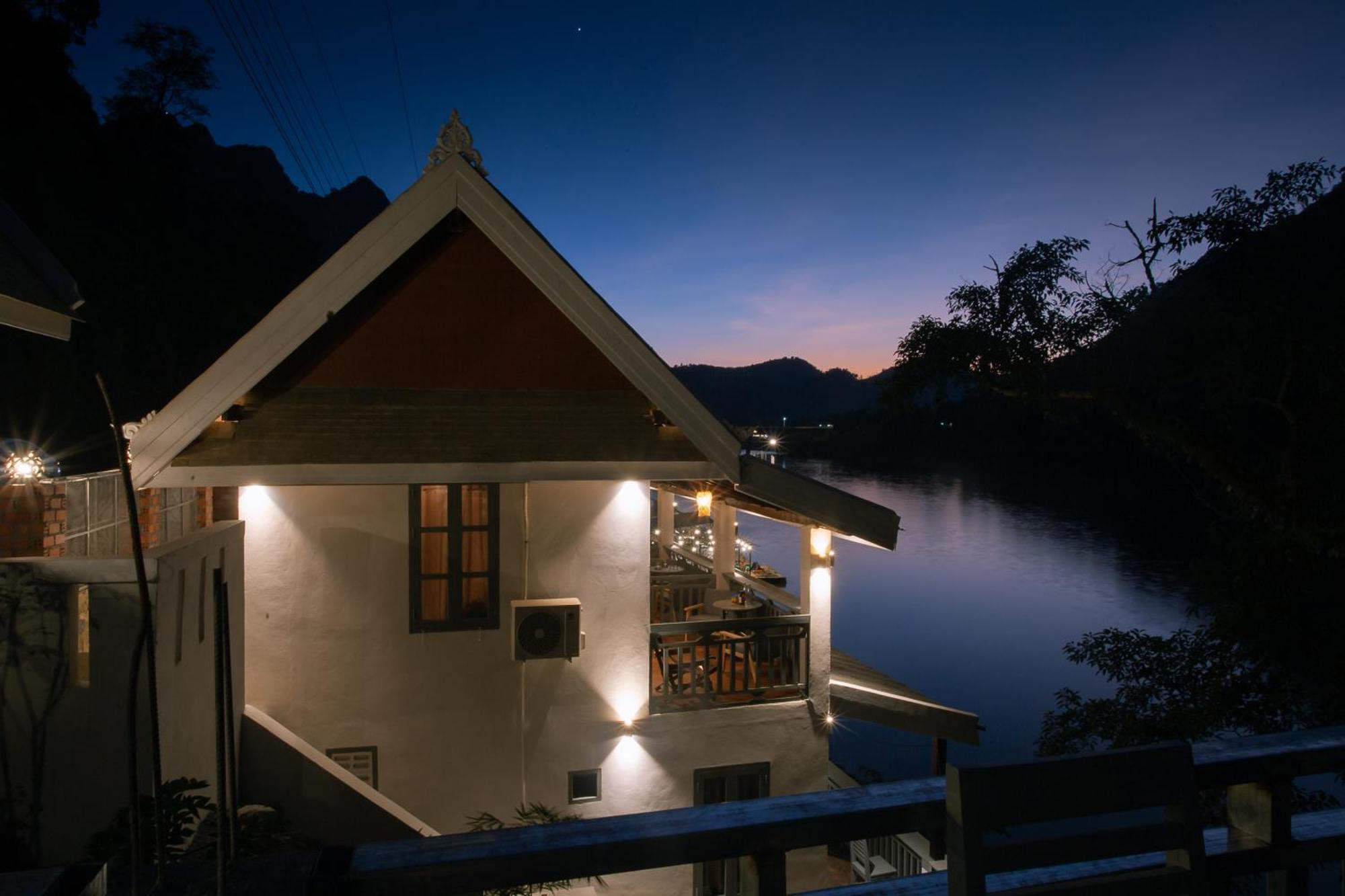 Dokchampa River View Villa Nong Khiaw Exterior photo