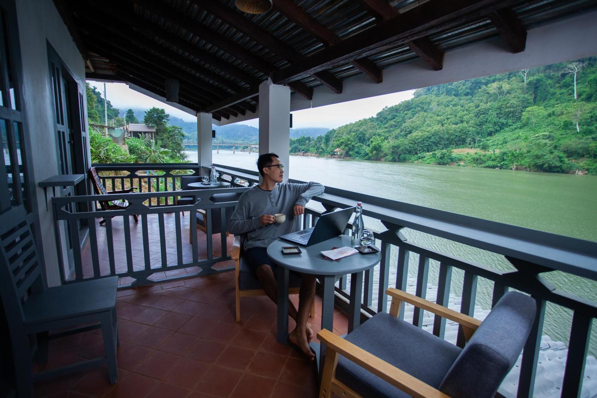 Dokchampa River View Villa Nong Khiaw Exterior photo